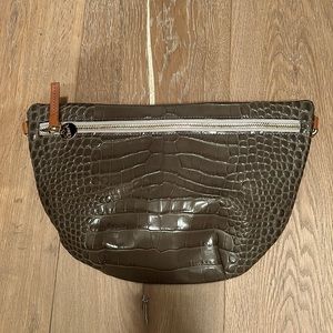 Clare v grey croc grande fanny